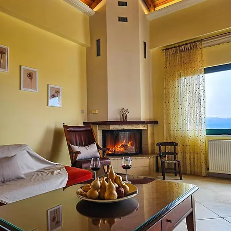 Vila Aitheras With Sea Views And Garden